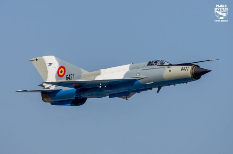 MIG 21 Lancer s-a prăbușit în județul Constanța