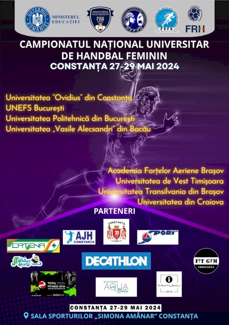 Campionatul Național Universitar de handbal feminin, la Constanța