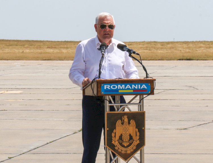 Ceremonie  de certificare a detașamentului Forțelor Aeriene Finlandeze, aflat în România pentru a executa misiuni de Poliție Aeriană Întărită sub comandă NATO.