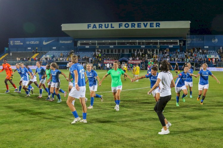 Liga Campionilor feminin: Farul - KSS Mitrovica (Kosovo) 4-0 - Galerie Foto